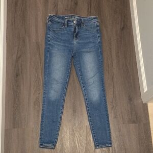 American Eagle Outfitters Women's Classic Blue Skinny Jeans